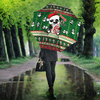 Cute Panda Claus Christmas Umbrella Panda Santa Claus - Wonder Print Shop