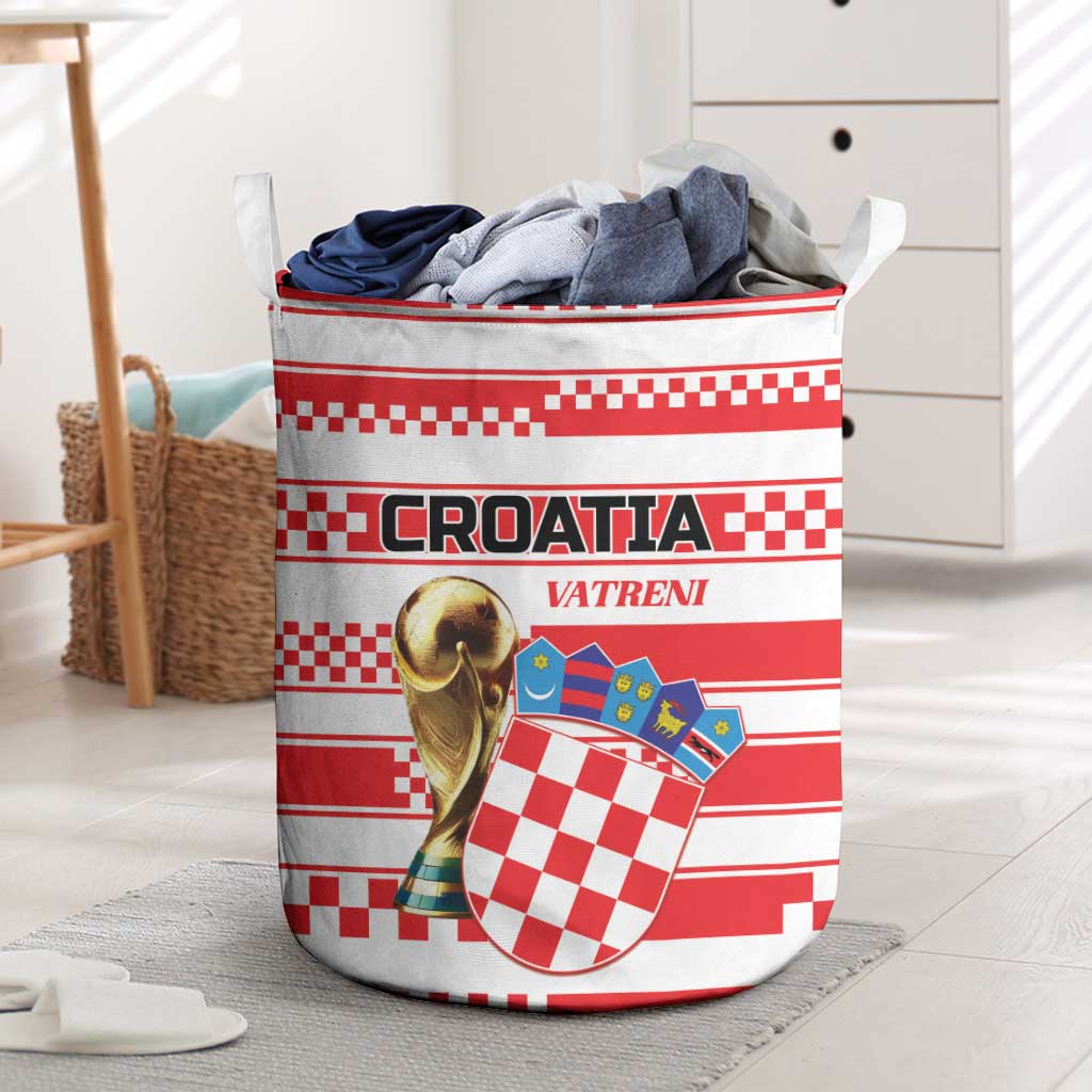World Football Croatia 2026 Laundry Basket Vatreni Hrabar Broj - Wonder Print Shop