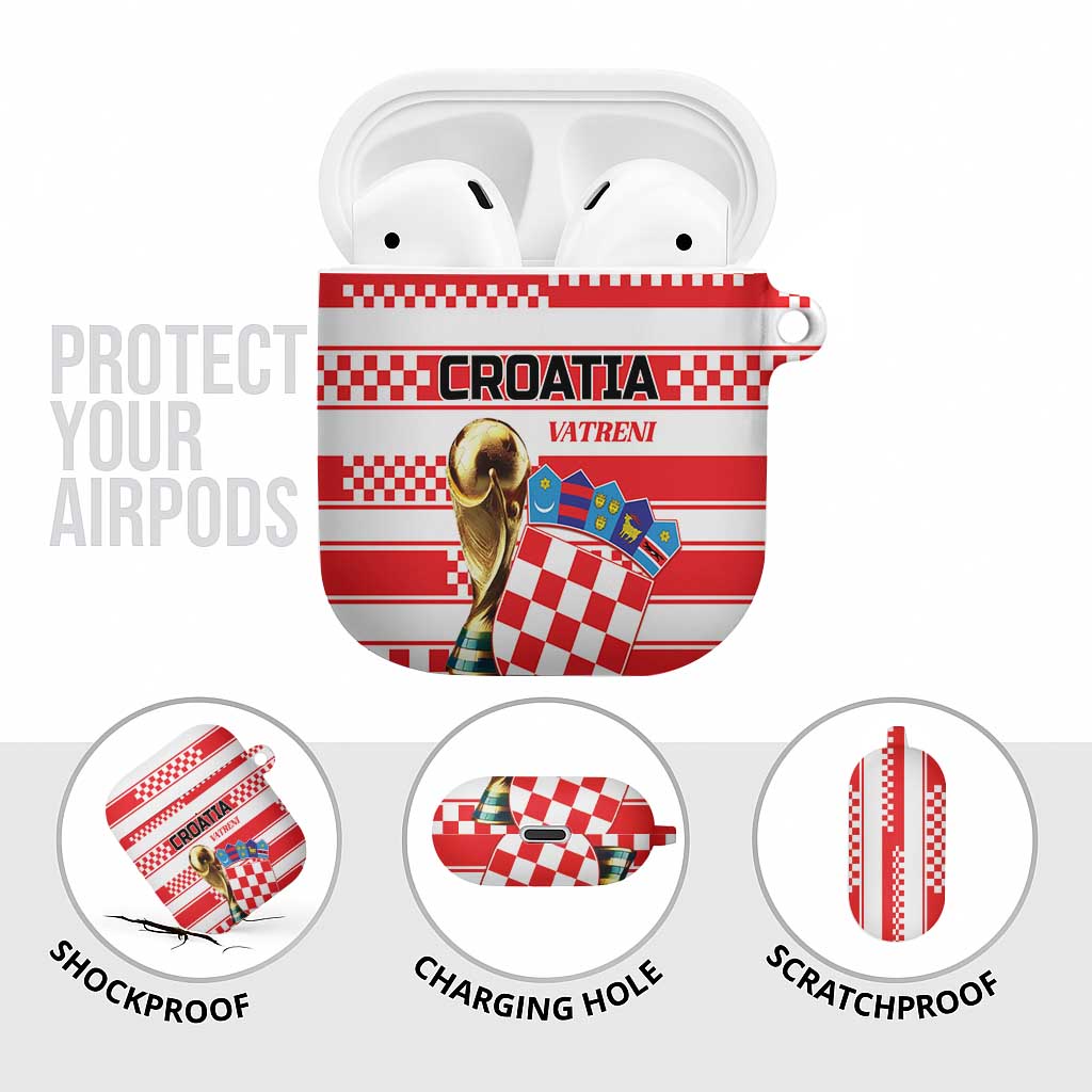 World Football Croatia 2026 AirPods Case Vatreni Hrabar Broj - Wonder Print Shop