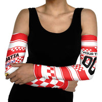 Custom World Football Croatia 2026 Arm Sleeves Vatreni Hrabar Broj - Wonder Print Shop