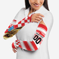 Custom World Football Croatia 2026 Arm Sleeves Vatreni Hrabar Broj - Wonder Print Shop