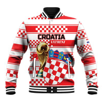 Custom World Football Croatia 2026 Baseball Jacket Vatreni Hrabar Broj - Wonder Print Shop