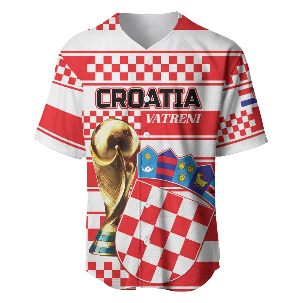 Custom World Football Croatia 2026 Baseball Jersey Vatreni Hrabar Broj - Wonder Print Shop