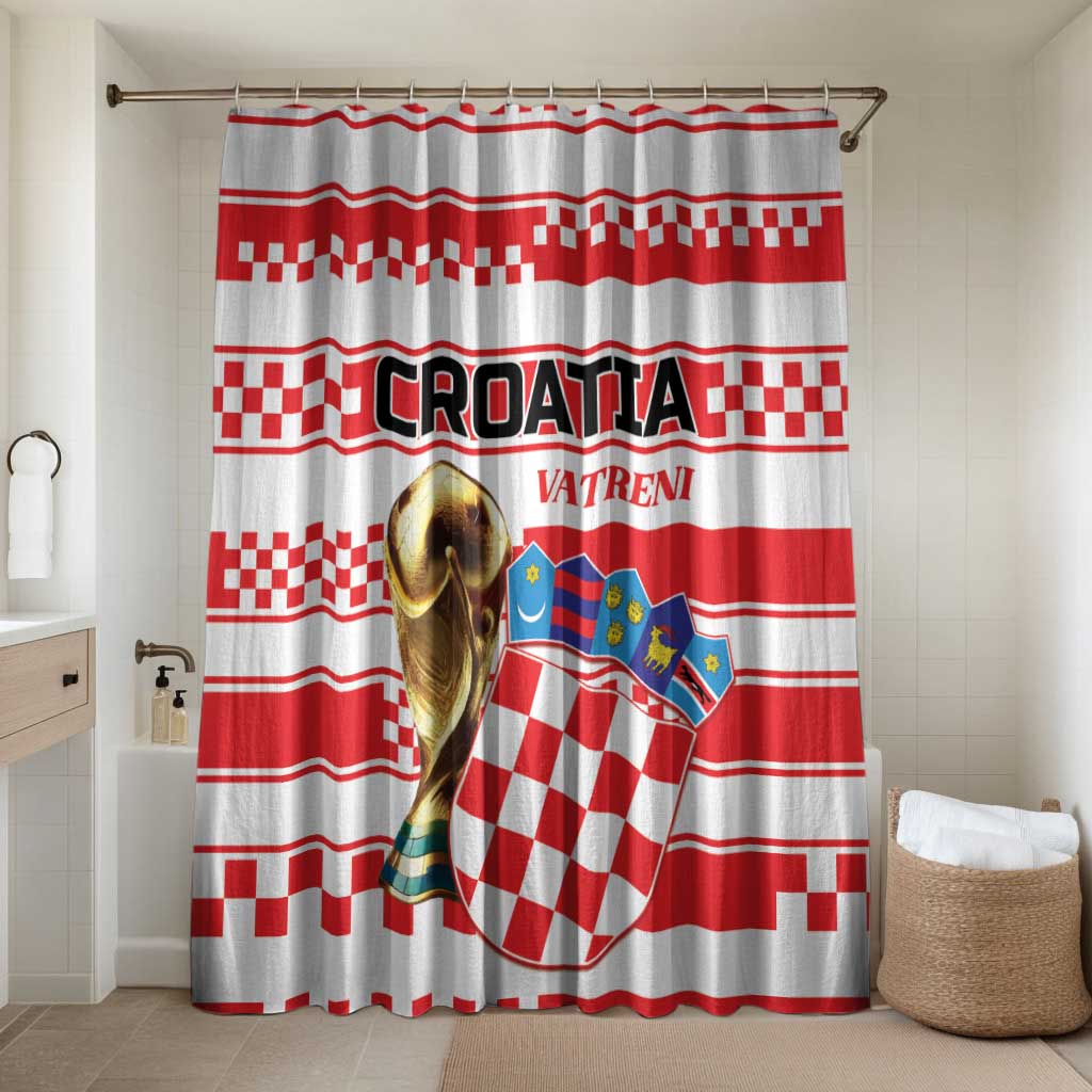 World Football Croatia 2026 Bathroom Set Vatreni Hrabar Broj - Wonder Print Shop