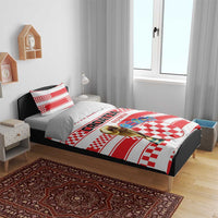 World Football Croatia 2026 Bedding Set Vatreni Hrabar Broj - Wonder Print Shop