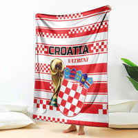 World Football Croatia 2026 Blanket Vatreni Hrabar Broj - Wonder Print Shop
