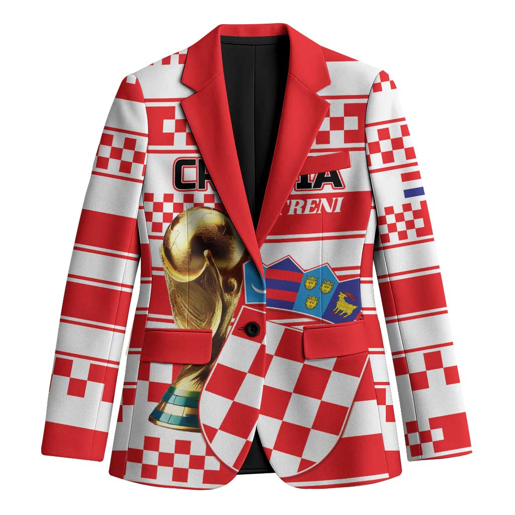 Custom World Football Croatia 2026 Blazer Vatreni Hrabar Broj - Wonder Print Shop
