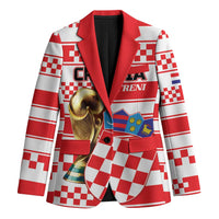 Custom World Football Croatia 2026 Blazer Vatreni Hrabar Broj - Wonder Print Shop