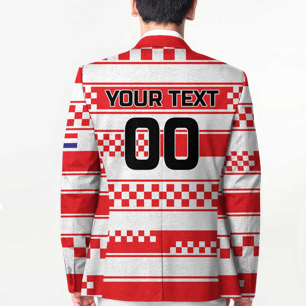 Custom World Football Croatia 2026 Blazer Vatreni Hrabar Broj - Wonder Print Shop