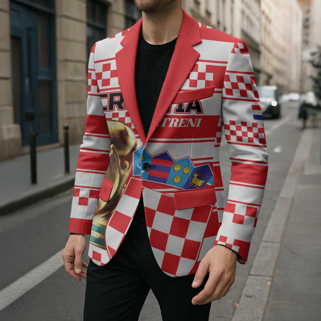 Custom World Football Croatia 2026 Blazer Vatreni Hrabar Broj - Wonder Print Shop