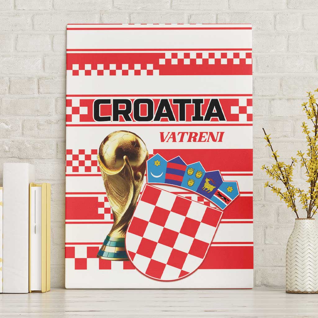 World Football Croatia 2026 Canvas Wall Art Vatreni Hrabar Broj - Wonder Print Shop