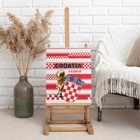 World Football Croatia 2026 Canvas Wall Art Vatreni Hrabar Broj - Wonder Print Shop