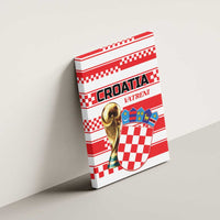 World Football Croatia 2026 Canvas Wall Art Vatreni Hrabar Broj - Wonder Print Shop