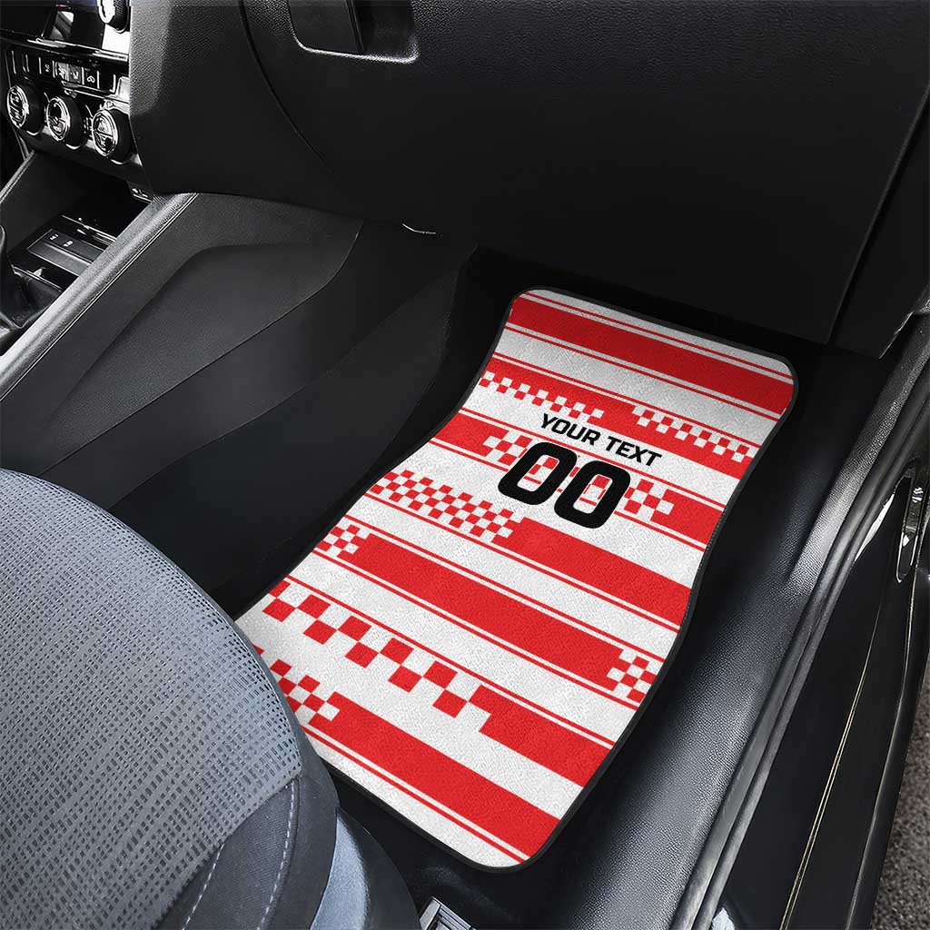 Custom World Football Croatia 2026 Car Mats Vatreni Hrabar Broj - Wonder Print Shop
