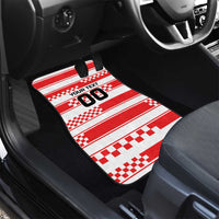 Custom World Football Croatia 2026 Car Mats Vatreni Hrabar Broj - Wonder Print Shop