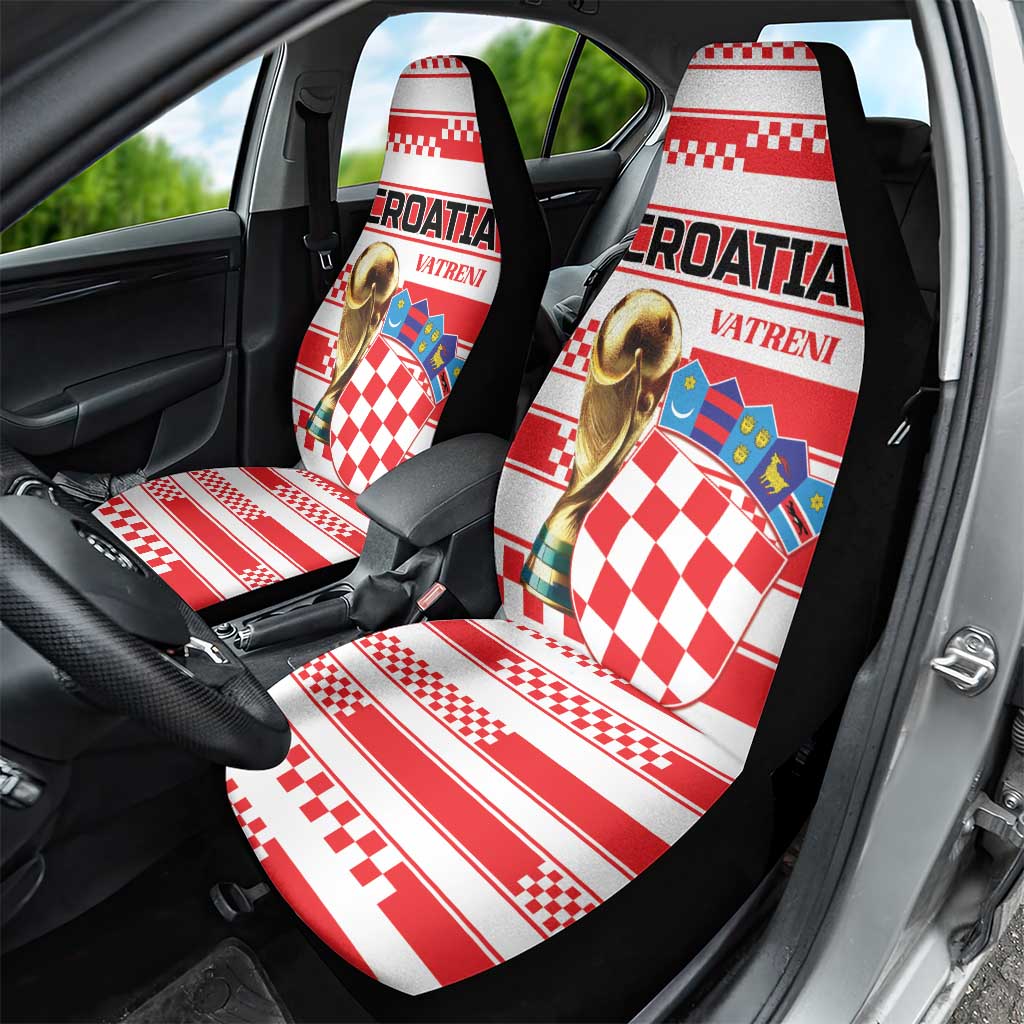 World Football Croatia 2026 Car Seat Cover Vatreni Hrabar Broj - Wonder Print Shop