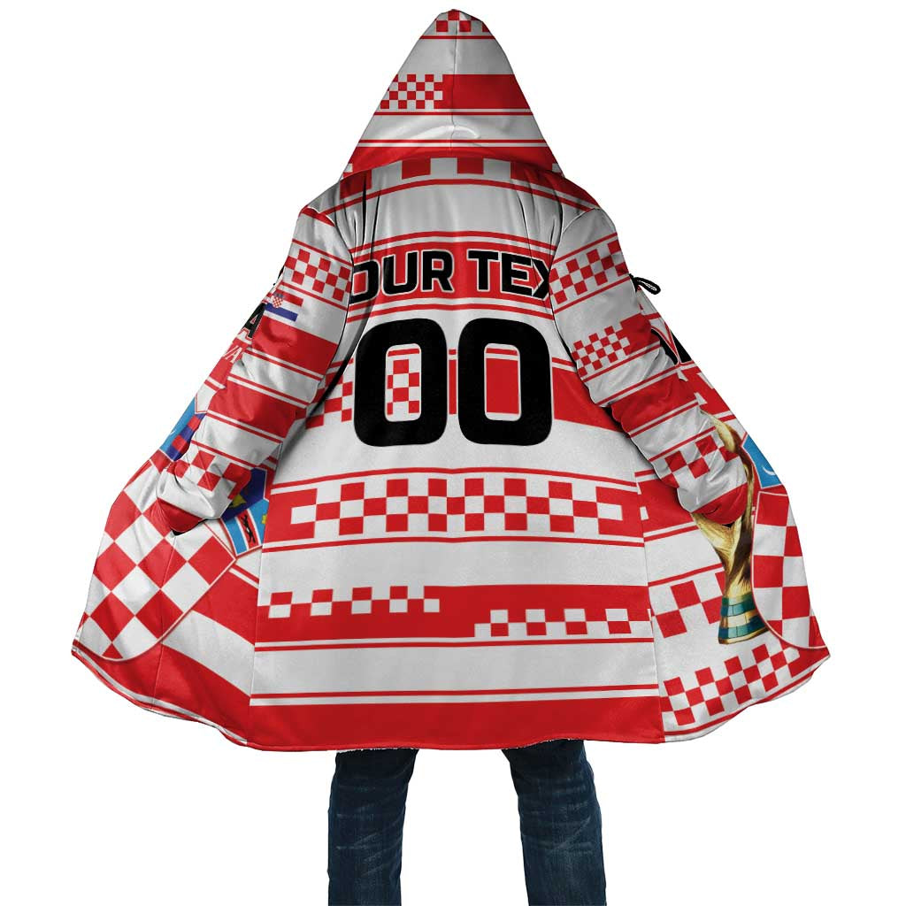 Custom World Football Croatia 2026 Cloak Vatreni Hrabar Broj - Wonder Print Shop