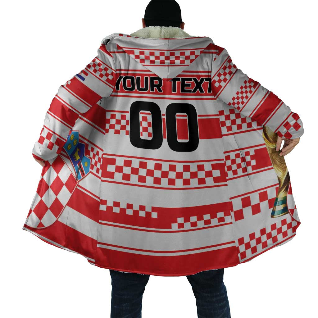Custom World Football Croatia 2026 Cloak Vatreni Hrabar Broj - Wonder Print Shop