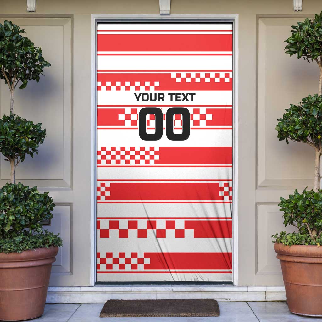 Custom World Football Croatia 2026 Door Cover Vatreni Hrabar Broj - Wonder Print Shop