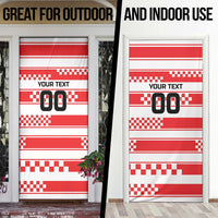 Custom World Football Croatia 2026 Door Cover Vatreni Hrabar Broj - Wonder Print Shop