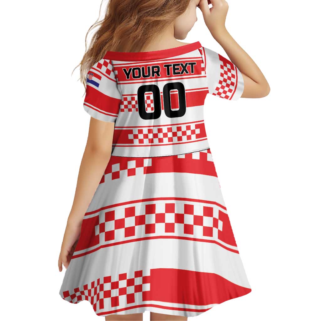 Custom World Football Croatia 2026 Family Matching Mermaid Dress and Hawaiian Shirt Vatreni Hrabar Broj - Wonder Print Shop