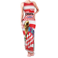 Custom World Football Croatia 2026 Family Matching Tank Maxi Dress and Hawaiian Shirt Vatreni Hrabar Broj - Wonder Print Shop