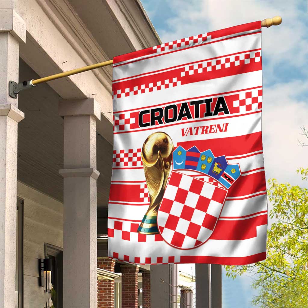 World Football Croatia 2026 Garden Flag Vatreni Hrabar Broj - Wonder Print Shop