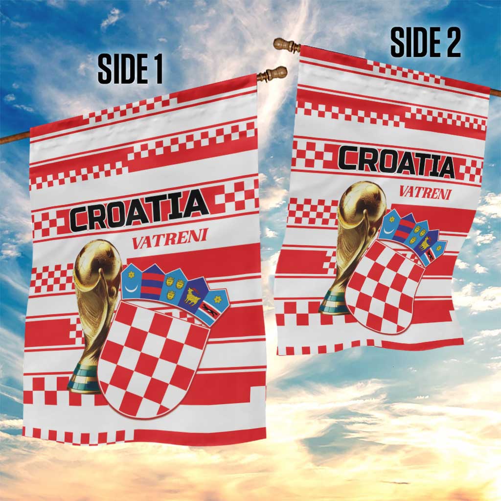 World Football Croatia 2026 Garden Flag Vatreni Hrabar Broj - Wonder Print Shop