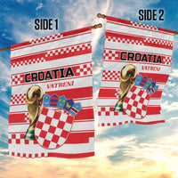 World Football Croatia 2026 Garden Flag Vatreni Hrabar Broj - Wonder Print Shop