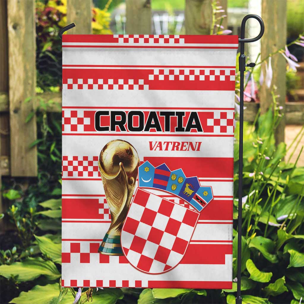 World Football Croatia 2026 Garden Flag Vatreni Hrabar Broj - Wonder Print Shop
