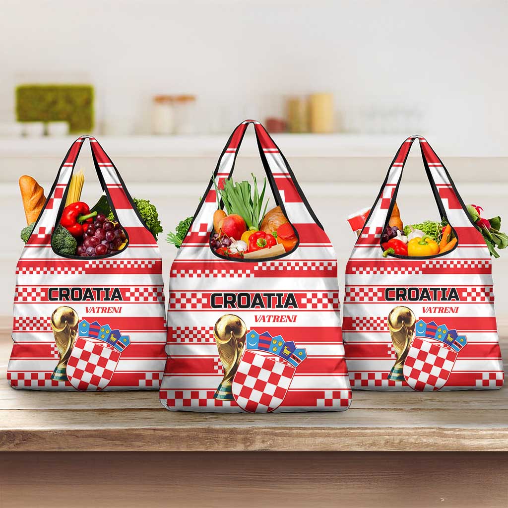 World Football Croatia 2026 Grocery Bag Vatreni Hrabar Broj - Wonder Print Shop