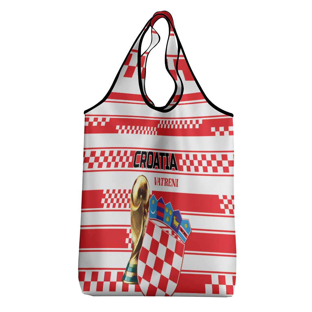 World Football Croatia 2026 Grocery Bag Vatreni Hrabar Broj - Wonder Print Shop