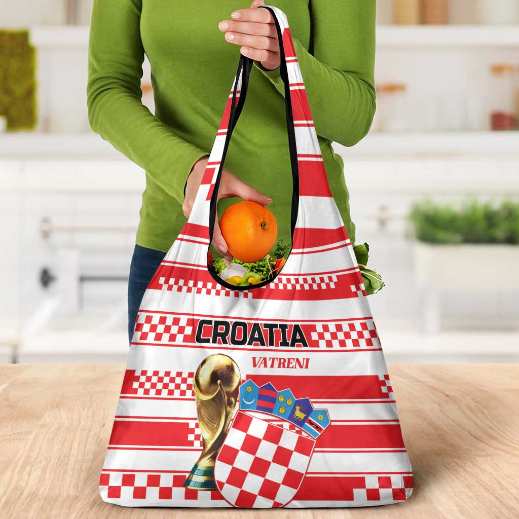 World Football Croatia 2026 Grocery Bag Vatreni Hrabar Broj - Wonder Print Shop