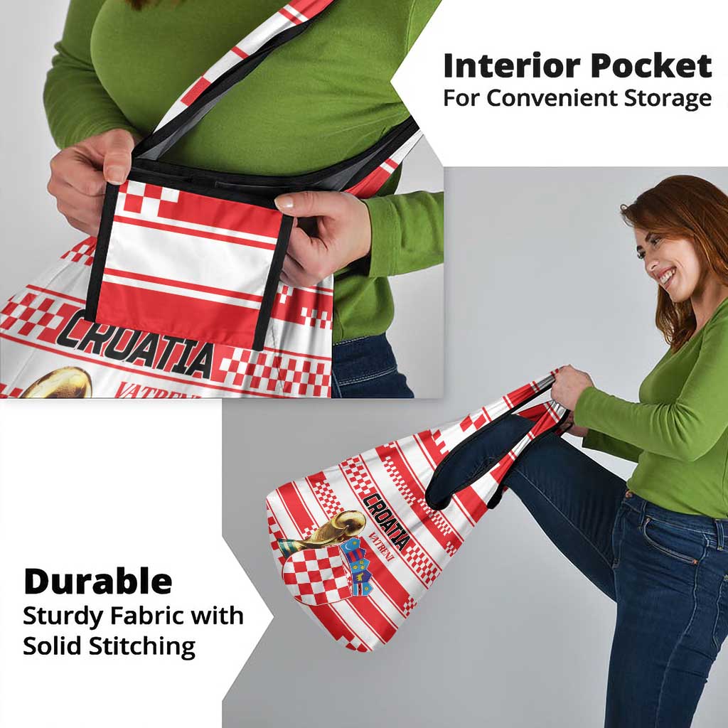 World Football Croatia 2026 Grocery Bag Vatreni Hrabar Broj - Wonder Print Shop