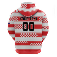 Custom World Football Croatia 2026 Hoodie Vatreni Hrabar Broj - Wonder Print Shop