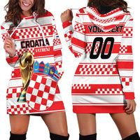 Custom World Football Croatia 2026 Hoodie Dress Vatreni Hrabar Broj - Wonder Print Shop