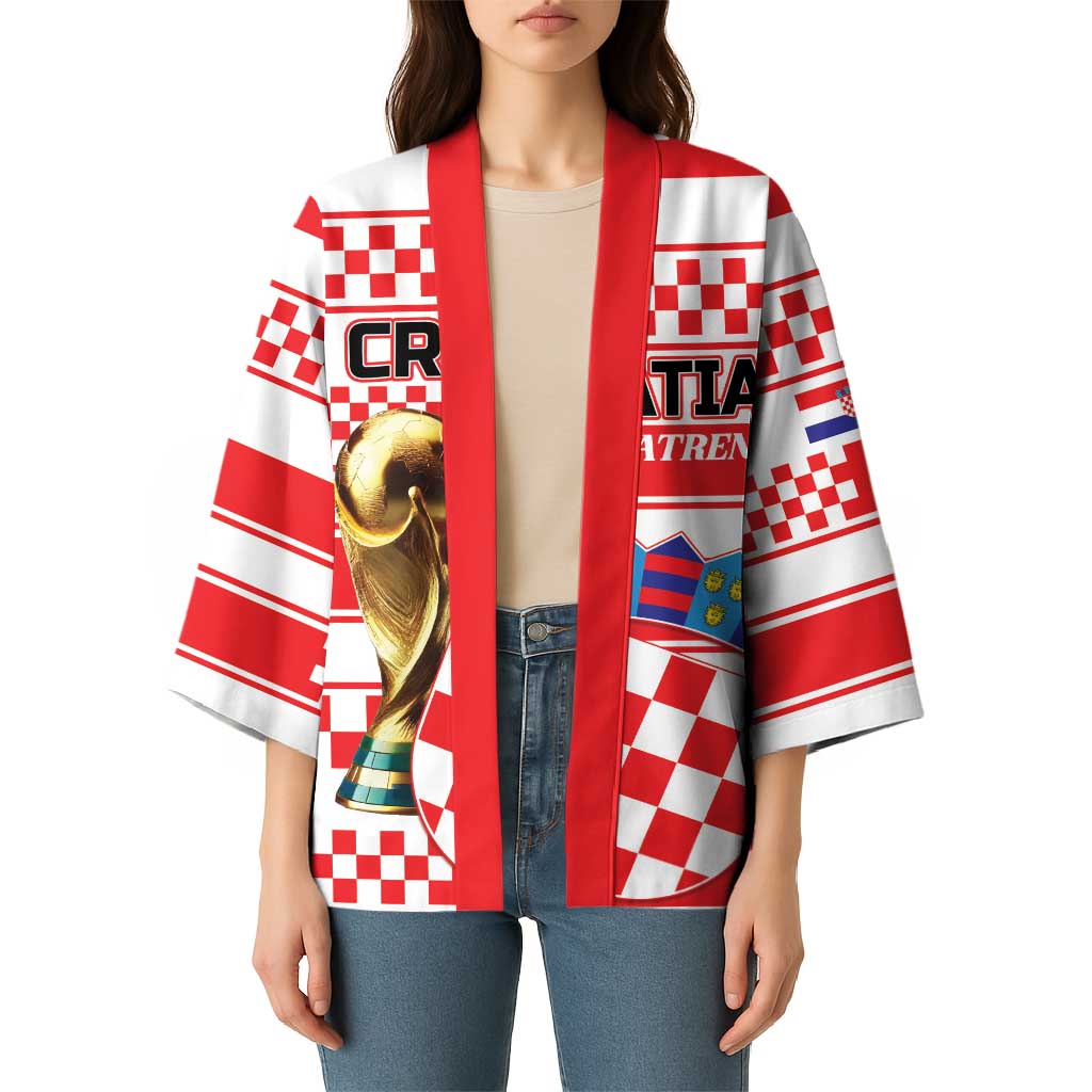 Custom World Football Croatia 2026 Kimono Vatreni Hrabar Broj - Wonder Print Shop