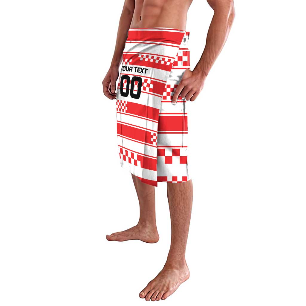 Custom World Football Croatia 2026 Lavalava Vatreni Hrabar Broj - Wonder Print Shop