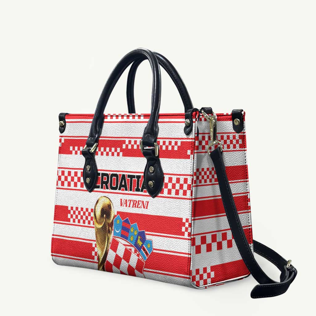 World Football Croatia 2026 Leather Bag Vatreni Hrabar Broj - Wonder Print Shop