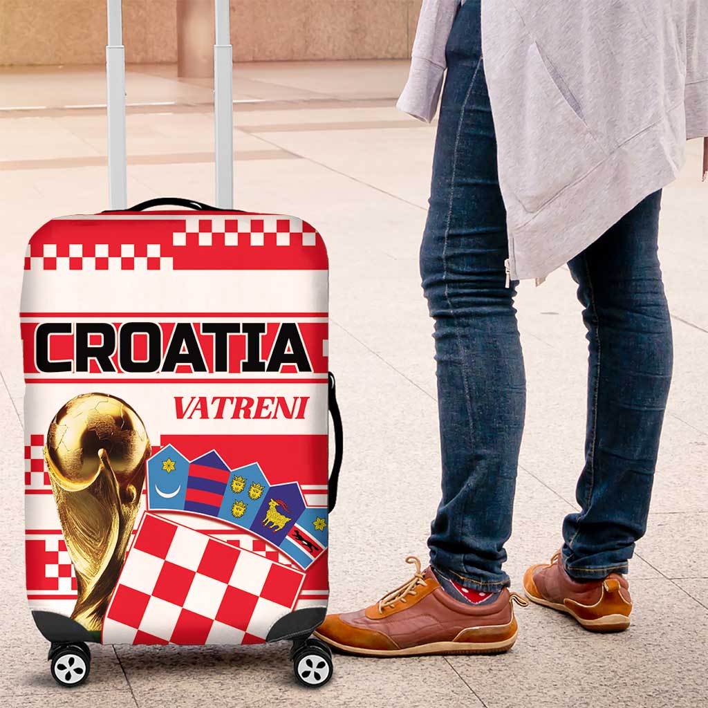 World Football Croatia 2026 Luggage Cover Vatreni Hrabar Broj - Wonder Print Shop