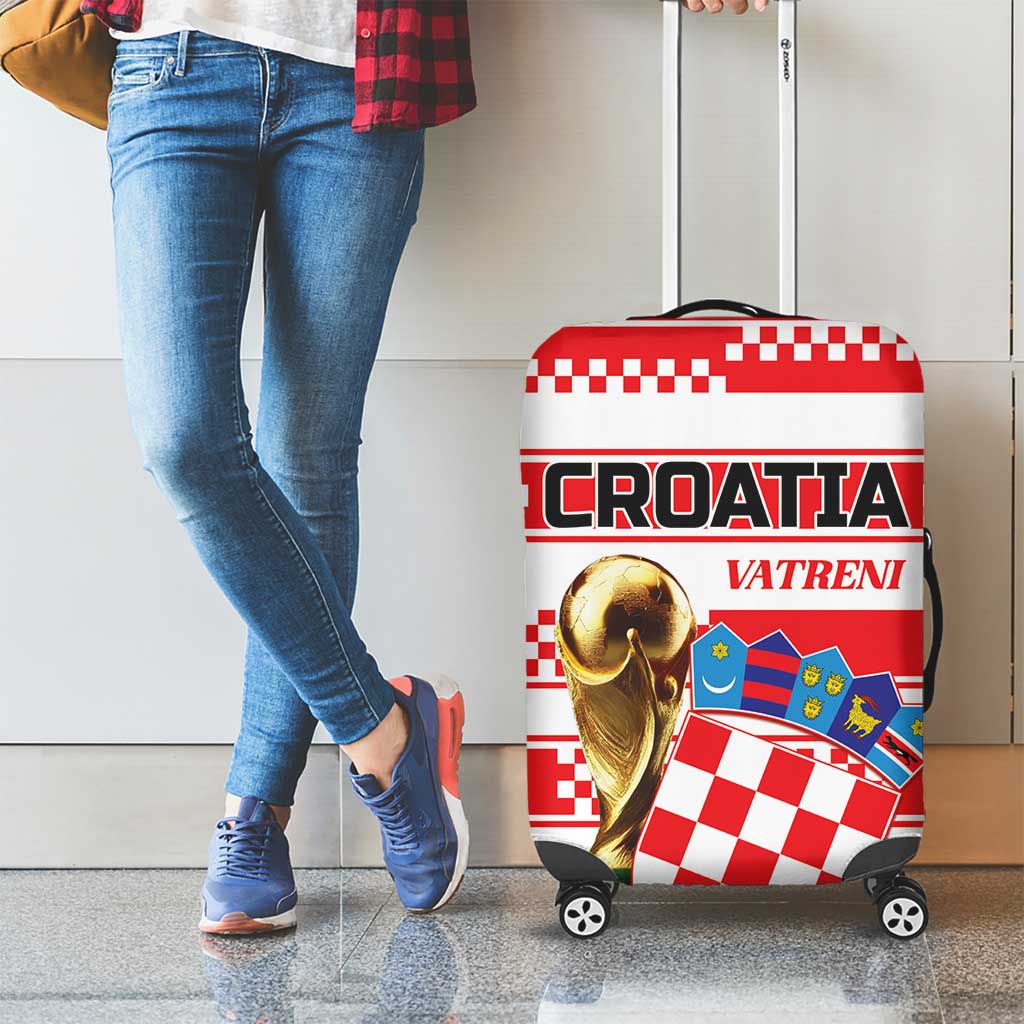 World Football Croatia 2026 Luggage Cover Vatreni Hrabar Broj - Wonder Print Shop