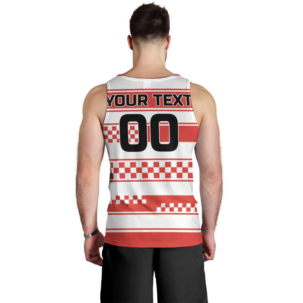 Custom World Football Croatia 2026 Men Tank Top Vatreni Hrabar Broj - Wonder Print Shop