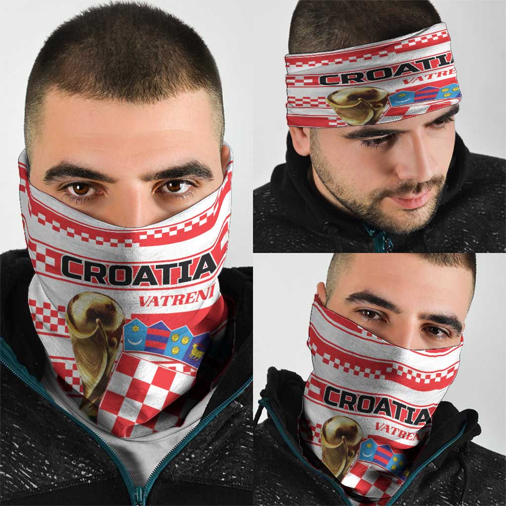 World Football Croatia 2026 Neck Gaiter Vatreni Hrabar Broj - Wonder Print Shop