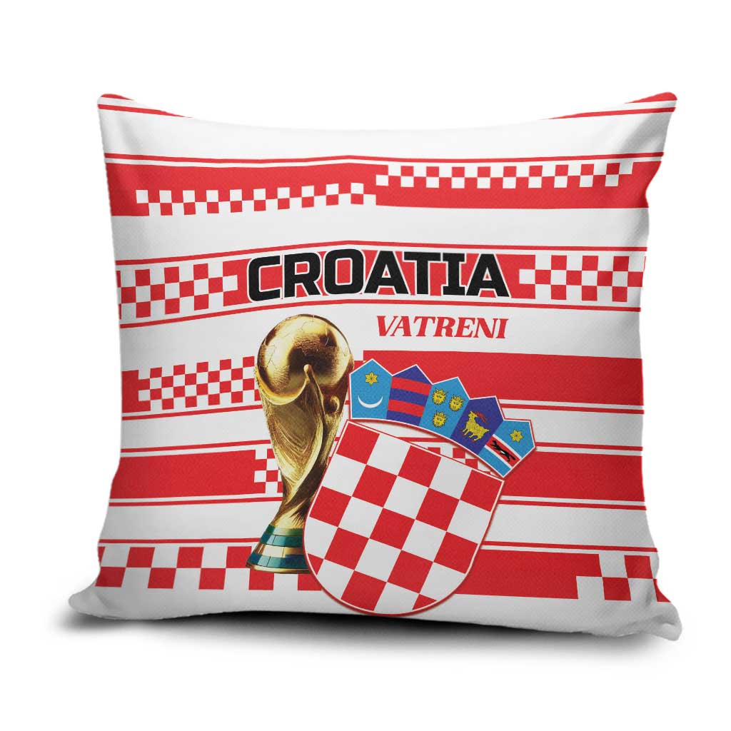 World Football Croatia 2026 Pillow Cover Vatreni Hrabar Broj - Wonder Print Shop