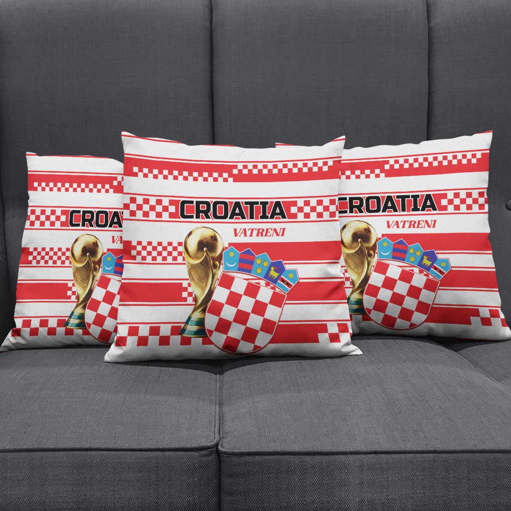 World Football Croatia 2026 Pillow Cover Vatreni Hrabar Broj - Wonder Print Shop