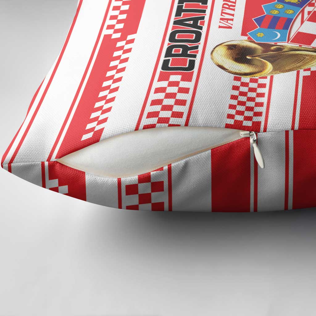 World Football Croatia 2026 Pillow Cover Vatreni Hrabar Broj - Wonder Print Shop