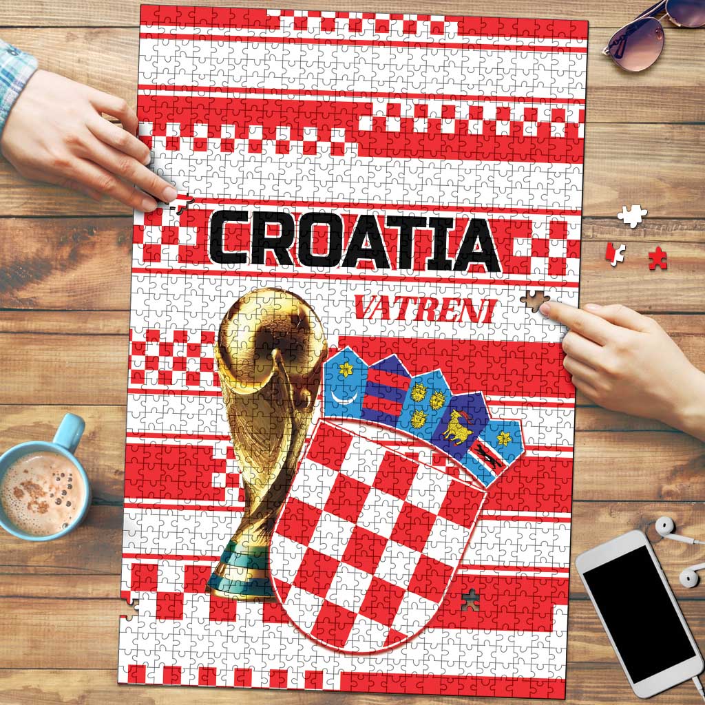 World Football Croatia 2026 Puzzle Vatreni Hrabar Broj - Wonder Print Shop