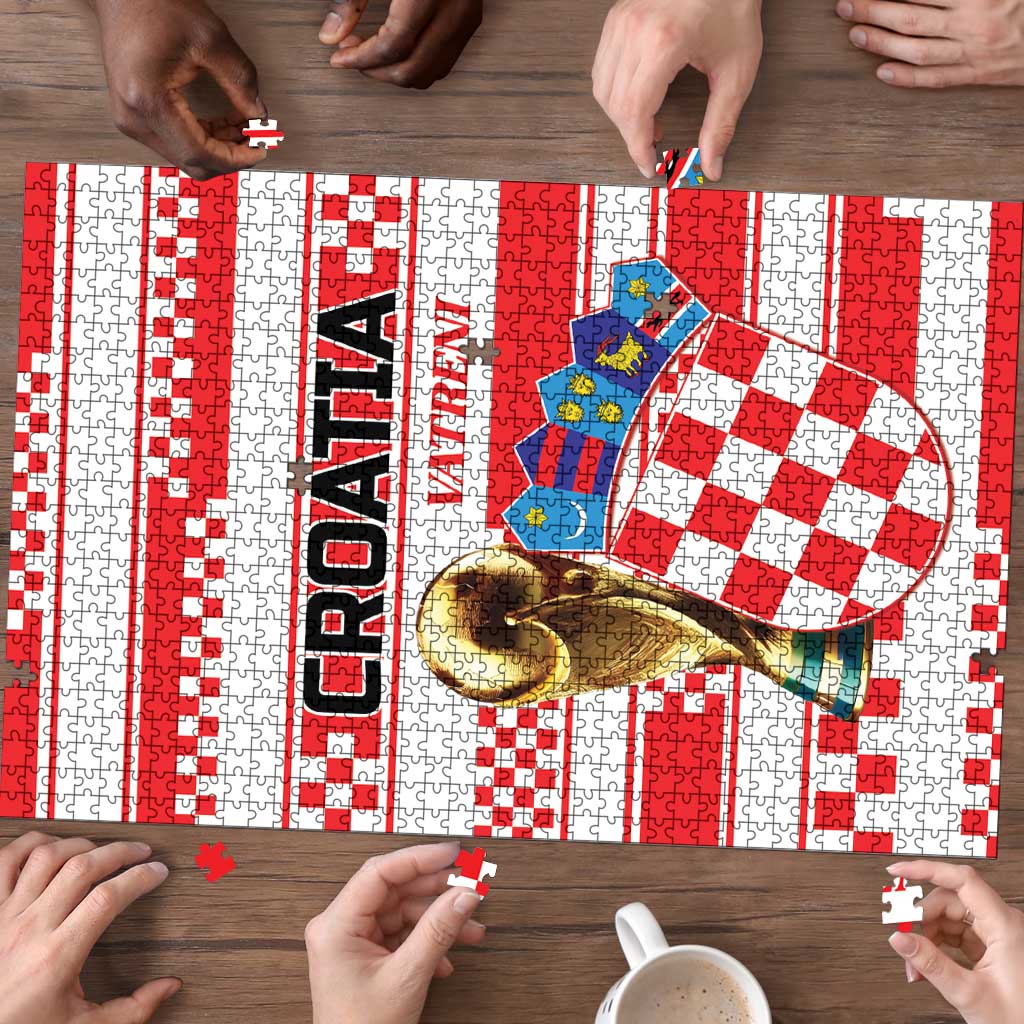 World Football Croatia 2026 Puzzle Vatreni Hrabar Broj - Wonder Print Shop
