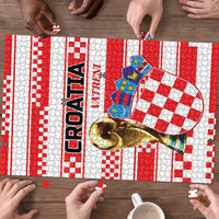 World Football Croatia 2026 Puzzle Vatreni Hrabar Broj - Wonder Print Shop