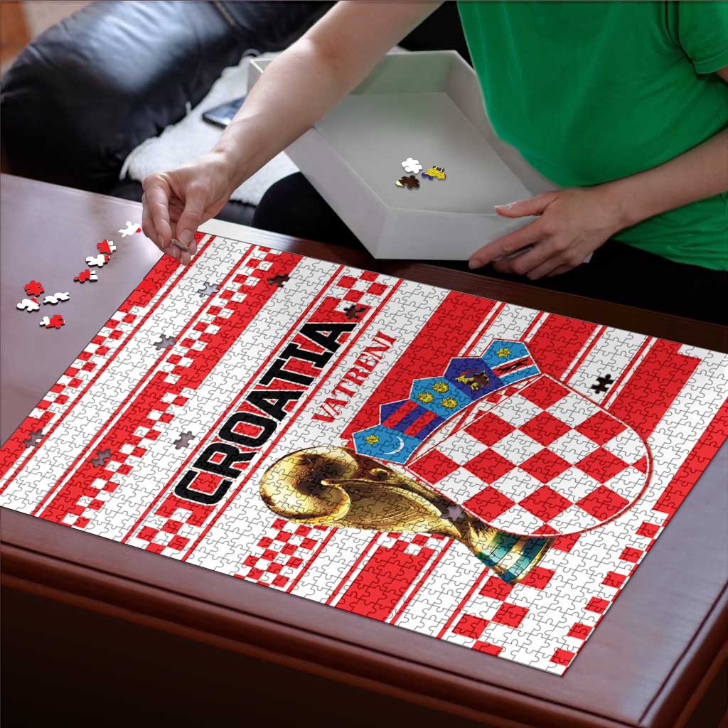 World Football Croatia 2026 Puzzle Vatreni Hrabar Broj - Wonder Print Shop